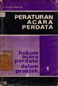 Peraturan Acara Perdata