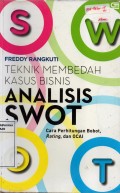 Analisis SWOT : Teknik Membedah Kasus Bisnis