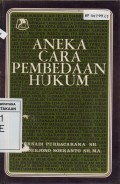 Aneka Cara Pembedaan Hukum