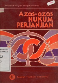 Azas-Azas Hukum Perjanjian