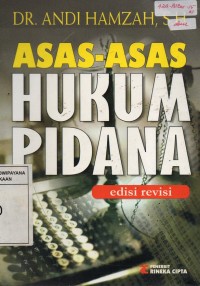 Asas-Asas Hukum Pidana