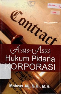 Asas-Asas HUkum Pidana Korporasi