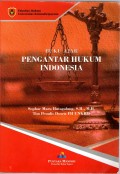 BUKU AJAR PENGANTAR HUKUM INDONESIA