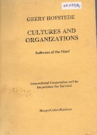 Cultures And Organizations : Software of The Mind