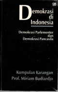 Demokrasi di Indonesia : Demokrasi Perlementer dan Demokrasi Pancasila