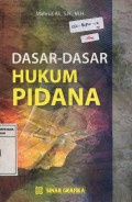 Dasar-Dasar Hukum Pidana