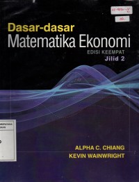 Dasar-Dasar Matematika Ekonomi