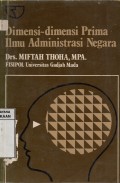 Dimensi-dimensi Prima Ilmu Administrasi Negara