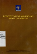 Efektivitas Undang-Undang Money Laudering