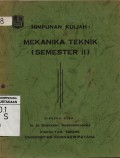 Himpunan Kuliah : Mekanika Teknik (Semester II)