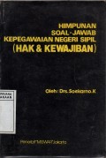 Himpunan Soal-Jawab Kepegawaian Negeri Sipil (Hak & Kewajiban)