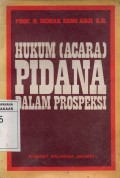 Hukum (Acara) Pidana Dalam Prospeksi