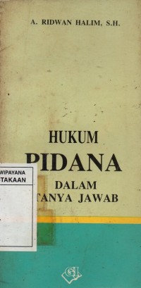 Hukum Pidana : Dalam Tanya Jawab