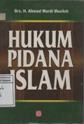 Hukum Pidana Islam