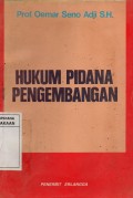 Hukum Pidana Pengembangan