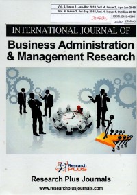 International Journal Of Business Administration & Management Research