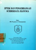 IPTEK  DAN PENGEMBANGAN SUMBERDAYA MANUSIA