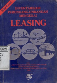 Inventarisasi Perundang-Undangan Mengenai Leasing