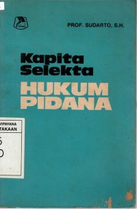 KAPITA SELEKTA HUKUM PIDANA 2