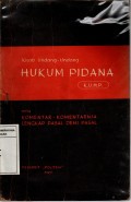 KITAB UNDANG-UNDANG HUKUM PIDANA