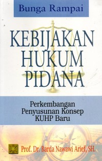 Bunga Rampai Kebijakan Hukum Pidana : Perkembangan Penyusunan Konsep KUHP Baru