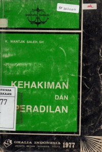 Kehakiman dan Peradilan