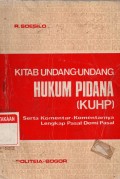 Kitab Undang-Undang Hukum Pidana