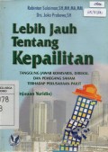 Lebih Jauh Tentang Kepailitan Perpu No.1 Tahun 1998