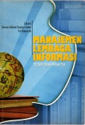 MANAJEMEN LEMBAGA INFORMASI : teori dan praktik