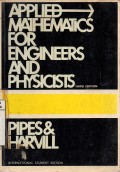 Applied Mathematics For Engineers And Physicists