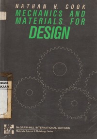 Mechanics And Materials For Design