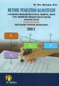 Metode Penelitian Kuantitatif : Langkah-Langkah Menyusun Skripsi, Tesis atau Disertasi Menggunakan Teknik Analisis Jalur (Path Analysis)