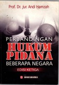 PERBANDINGAN HUKUM PIDANA BEBERAPA NEGARA