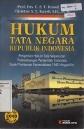 Hukum Tata Negara Republik Indonesia