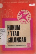 Hukum Antar-Golongan (Intergentiel) Di Indonesia