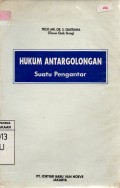 Hukum AntarGolongan: Suatu Pengantar