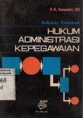 Sekitar Catatan : Hukum Administrasi Kepegawaian