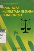 Azas-Azas Hukum Tatanegara Di Indonesia