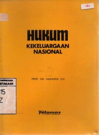 Hukum Kekeluargaan Nasional