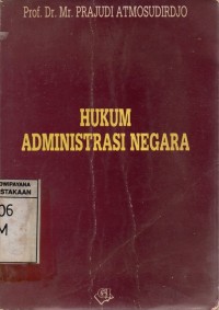 Hukum Administrasi Negara