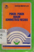 Pokok-Pokok Hukum Administrasi Negara Indonesia