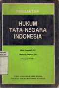 Pengantar Hukum Tata Usaha Negara Indonesia