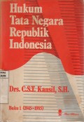 Hukum Tata Negara Republik Indonesia