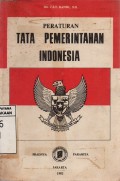 Peraturan Tata Pemerintahan Indonesia