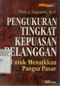 Pengukuran Tingkat Kepuasan Pelanggan