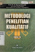 Metodologi Penelitian Kualitatif