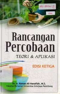 Rancangan Percobaan: Teori Dan Aplikasi