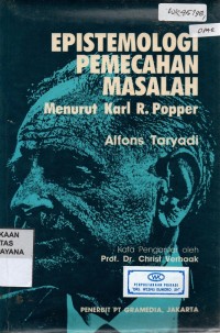 Epistemologi Pemecahan Masalah Menurut Karl R. Popper