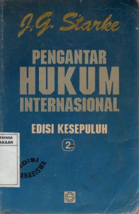 Pengantar Hukum Internasional (Edisi Kesepuluh)