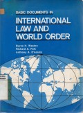 Basic Document in International Law and World Order